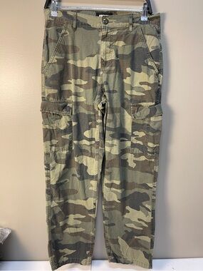 RSQ Olive Green Camo Cargo Pants